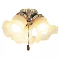   CasaFan 3 MA 3 TULPEN Mennyezeti ventilátor lámpa Üveg matt