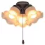 CasaFan 3 BA 3 TULPEN Mennyezeti ventilátor lámpa Üveg matt