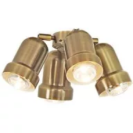 Mennyezeti ventilátor lámpa CasaFan 4 MA 4 db reflektor