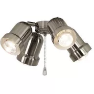 Mennyezeti ventilátor lámpa CasaFan 4 BN 4 db reflektor