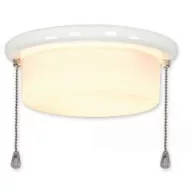   CasaFan 15Z WE FLACHER ZYLINDER Mennyezeti ventilátor lámpa Opálüveg (matt)