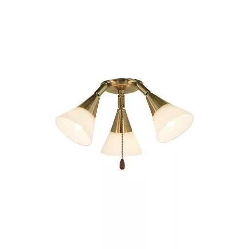 Mennyezeti ventilátor lámpa CasaFan 16 MA 3-db reflektor opálüveg