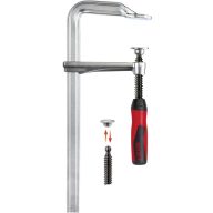   Teljesen acél csavaros gyorsszorító, GZ-2K Bessey GZ16-2K, fesztáv: 160 mm, visszavonás: 80 mm