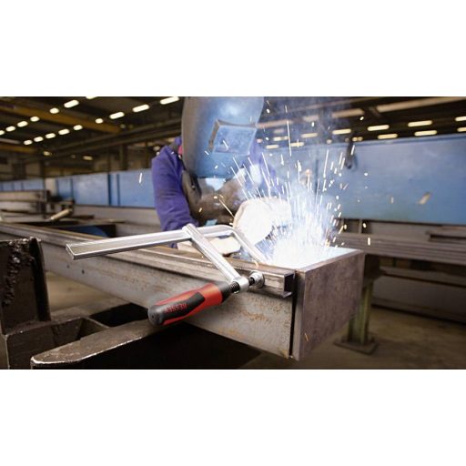 Teljesen acél csavaros gyorsszorító, GZ-2K Bessey GZ16-2K, fesztáv: 160 mm, visszavonás: 80 mm