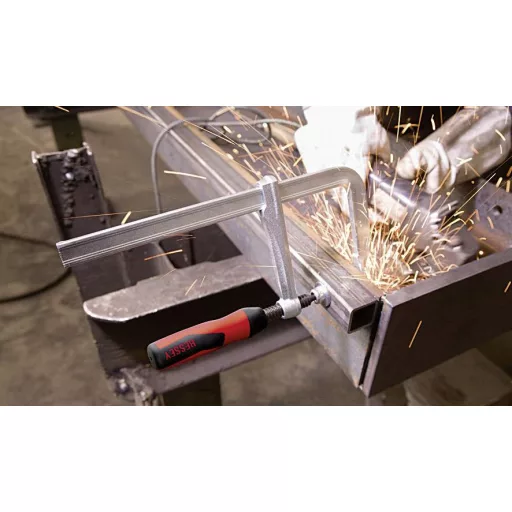 Teljesen acél csavaros gyorsszorító, GZ-2K Bessey GZ25-2K, fesztáv: 250 mm, visszavonás: 120 mm