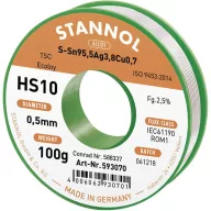 Ólommentes forrasztóhuzal 0,5mm/100g