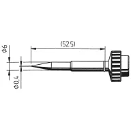   Ersa 612 pákahegy, forrasztóhegy 612 SD LF ceruza formájú hegy 0.4 mm