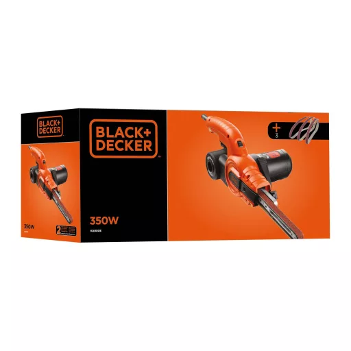 Black & Decker KA900E KA900E-QS Szalagreszelő 350 W Szalag szélessége 13 mm Szalag hossza 451 mm