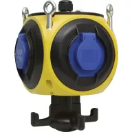 SIROX 959.007 Dugalj elosztó 4 részes Sárga, Fekete, Kék