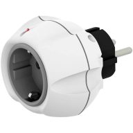   Túlfeszültségvédős dugalj, fehér, 5 kA, Vario Solo, Ehmann 0460c0500