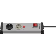   Költségkímélős elosztó 1+1 részes, szürke/fekete, Ehmann 0218x00022301