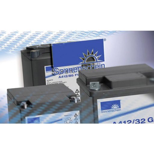 Ólomakku 12 V 32 Ah GNB Sonnenschein A412/32 F10 NGA4120032HS0FA Ólom-zselés 210 x 181 x 175 mm Karbantartásmentes