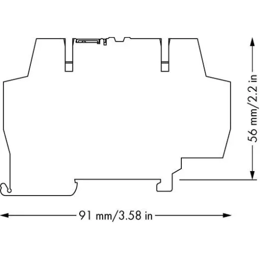 WAGO 859-307 Relé kapocs Névleges feszültség: 110 V/DC Max. kapcsolási áram: 5 A 1 váltó 1 db