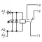 WAGO 789-304 Ipari relé Névleges feszültség: 24 V/DC Max. kapcsolási áram: 12 A 1 váltó 1 db