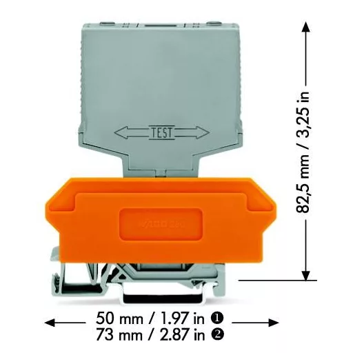 WAGO Dióda modul 286-807 Alkalmas s következő modellekhez: Wago 280-628, Wago 280-638, Wago 280-764 1 db