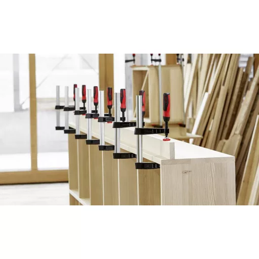 Temperöntvény csavaros gyorsszorító, TG-2K 500/100 Bessey TG50S10-2K, fesztáv: 500 mm, visszavonás: 100 mm