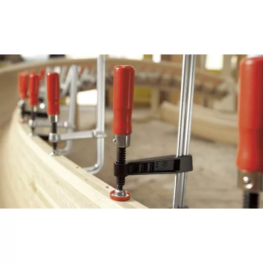 Temperöntvény csavaros gyorsszorító, TG 300/140 Bessey TG30, fesztáv: 300 mm, visszavonás: 140 mm