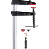   Temperöntvény csavaros gyorsszorító, TG-K 400/175 Bessey TG40K, fesztáv: 400 mm, visszavonás: 175 mm