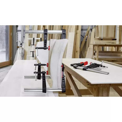 Temperöntvény csavaros gyorsszorító, TG-K 400/175 Bessey TG40K, fesztáv: 400 mm, visszavonás: 175 mm