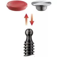   Temperöntvény csavaros gyorsszorító, TG-K 400/175 Bessey TG40K, fesztáv: 400 mm, visszavonás: 175 mm