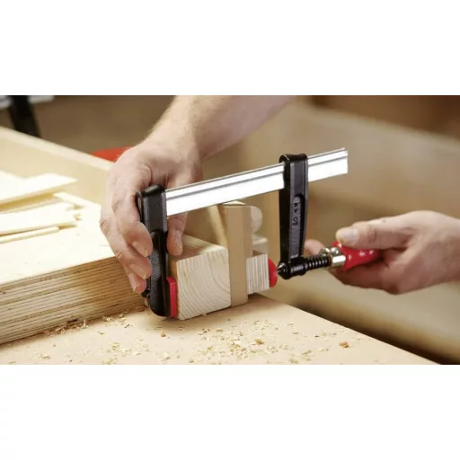 Temperöntvény csavaros gyorsszorító, TPN-BE 200/100 Bessey TPN20BE, fesztáv: 200 mm, visszavonás: 100 mm