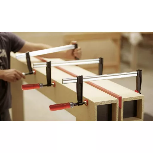Temperöntvény csavaros gyorsszorító, TPN-BE 200/100 Bessey TPN20BE, fesztáv: 200 mm, visszavonás: 100 mm