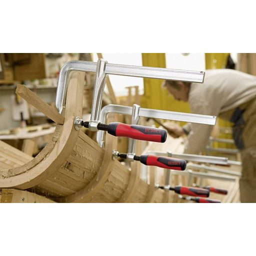 GZ-2K 1250/120 teljes acélcsavar Bessey GZ125-2K Szorítási szélesség (max.):1250 mm Visszavonás:120 mm