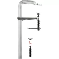   GZ-K 1250/120 teljes acélcsavar Bessey GZ125K Szorítási szélesség (max.):1250 mm Visszavonás:120 mm