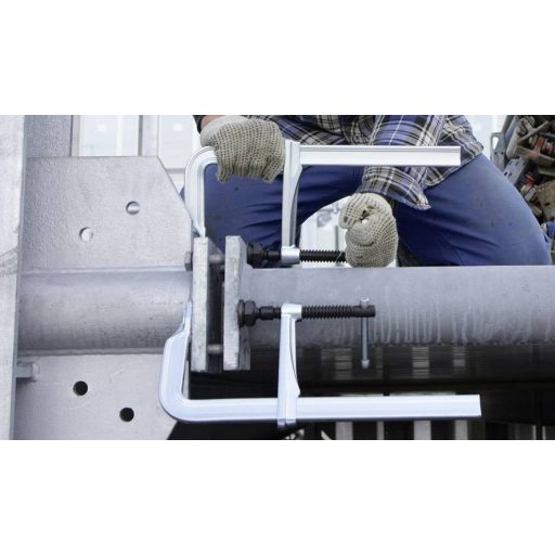 Nagyteljesítményű bilincs SGM 1500/140 Bessey SG150M Szorítási szélesség (max.):1500 mm Méret, hossz: 1640 mm Visszavonás:140 mm