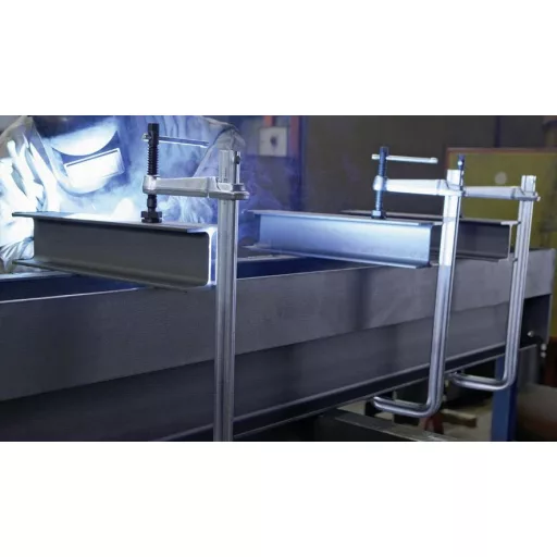 Bessey STB60M Mélybefogó csavarszorító Szorítási szélesség (max.):600 mm Méret, hossz: 750 mm Visszavonás:175 mm