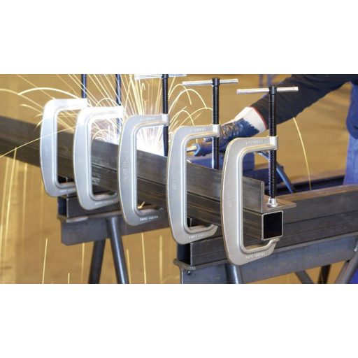 C csavaros gyorsszorító, SC 120/85 Bessey SC120, fesztáv: 0 - 120 mm, visszavonás: 85 mm