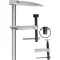 Bessey SPZ80K Mélybefogó csavarszorító Szorítási szélesség (max.):800 mm Visszavonás:140 mm