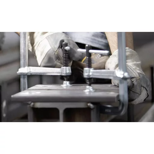 Teljesen acél csavaros gyorsszorító, classiX GS-K 1000/120 Bessey GS100K, fesztáv: 1000 mm, visszavonás: 120 mm