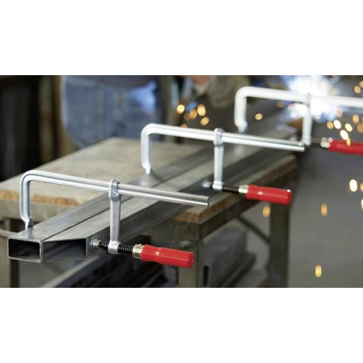 Teljesen acél csavaros gyorsszorító, classiX GS 600/120 Bessey GS60, fesztáv: 600 mm, visszavonás: 120 mm