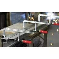   Teljesen acél csavaros gyorsszorító, classiX GS 800/120 Bessey GS80, fesztáv: 800 mm, visszavonás: 120 mm