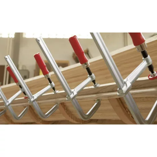 Teljesen acél csavaros gyorsszorító, classiX GS 800/120 Bessey GS80, fesztáv: 800 mm, visszavonás: 120 mm
