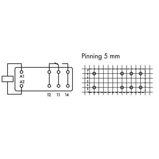 WAGO 788-170 Nyák relé 24 V/AC 16 A 1 váltó 20 db