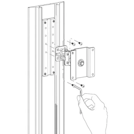 Ergotron Alumínium profilsín Alkalmas sorozat: Ergotron ARMS tartók Alumínium