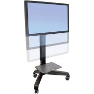   Ergotron 24-192-085 Neo-Flex Mobile MediaCenter UHD TV kocsi 127,0 cm (50) - 165,1 cm (65) Dönthető, Forgatható, Állítható magasságú Constant Force technológia
