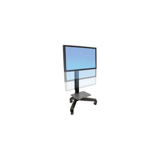 Ergotron 24-192-085 Neo-Flex Mobile MediaCenter UHD TV kocsi 127,0 cm (50) - 165,1 cm (65) Dönthető, Forgatható, Állítható magasságú Constant Force technológia