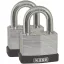 Kasp K13050D2 Függő lakat 50 mm Egyidőben záródó Ezüst Kulcsos zár