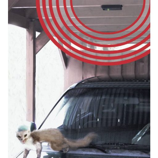 Ultrahangos nyestriasztó és menyétriasztó, elemes, 55 m², Kemo FG022