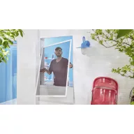   Szúnyogháló ablakhoz, alumínium kerettel, 1,5 x 1,2 m, fehér, Tesa Comfort 55195-01