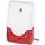 ABUS SG1681 sziréna piros villogóval 9-12V/DC 100dB IP34