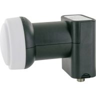   Schwaiger LNB2 Twin LNB Résztvevők száma: 2 Feed méret: 40 mm Világosszürke, Fehér