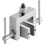 Sauter AC 18 2 széles állkapocs-rögzítés 5 kN-ig terjedő húzási és húzási tesztekhez