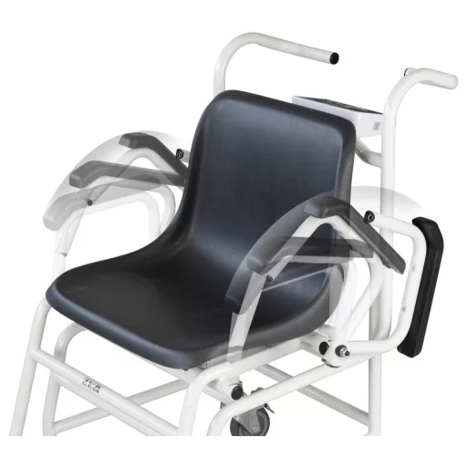 Kern Kerekesszékes mérleg MCC 250K100M digitális Mérési tartomány (max.)=250 kg Fekete, Fehér Ellenőrizhető, Kalibrálható