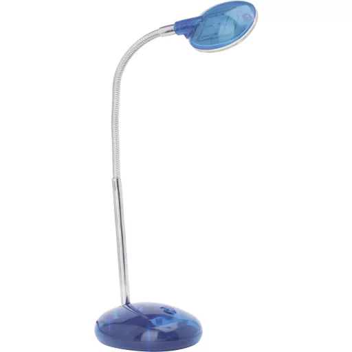 Brilliant Timmy Asztali lámpa LED EEK: G (A - G) Fixen beépített LED-es 2 W Átlátszó kék