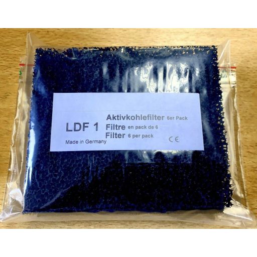 Brüder Mannesmann Aktív szén szűrő (H x Sz x Ma) 140 x 120 x 8 mm 6 db