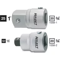 Átalakító adapter 3/4-ről 1/2-ra, Hazet 1058-2